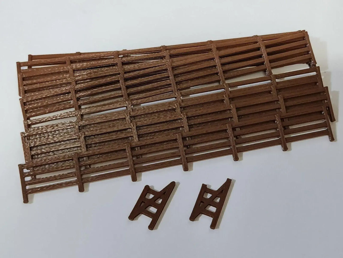 Fencing railings oo ho new 10 to 100 pack all colours gauge 1:76 models railway 3D Peak Print