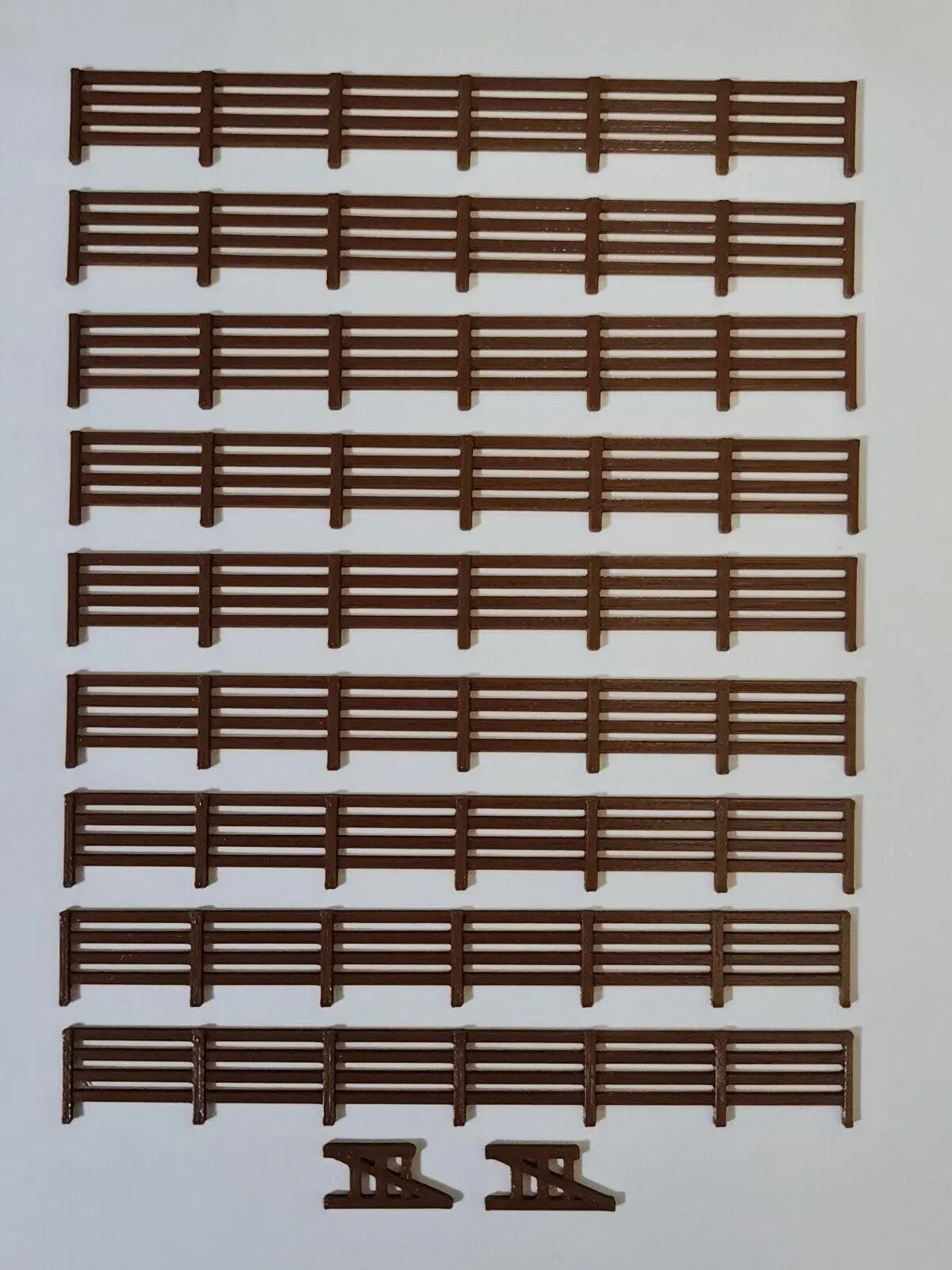 Fencing railings oo ho new 10 to 100 pack all colours gauge 1:76 models railway 3D Peak Print