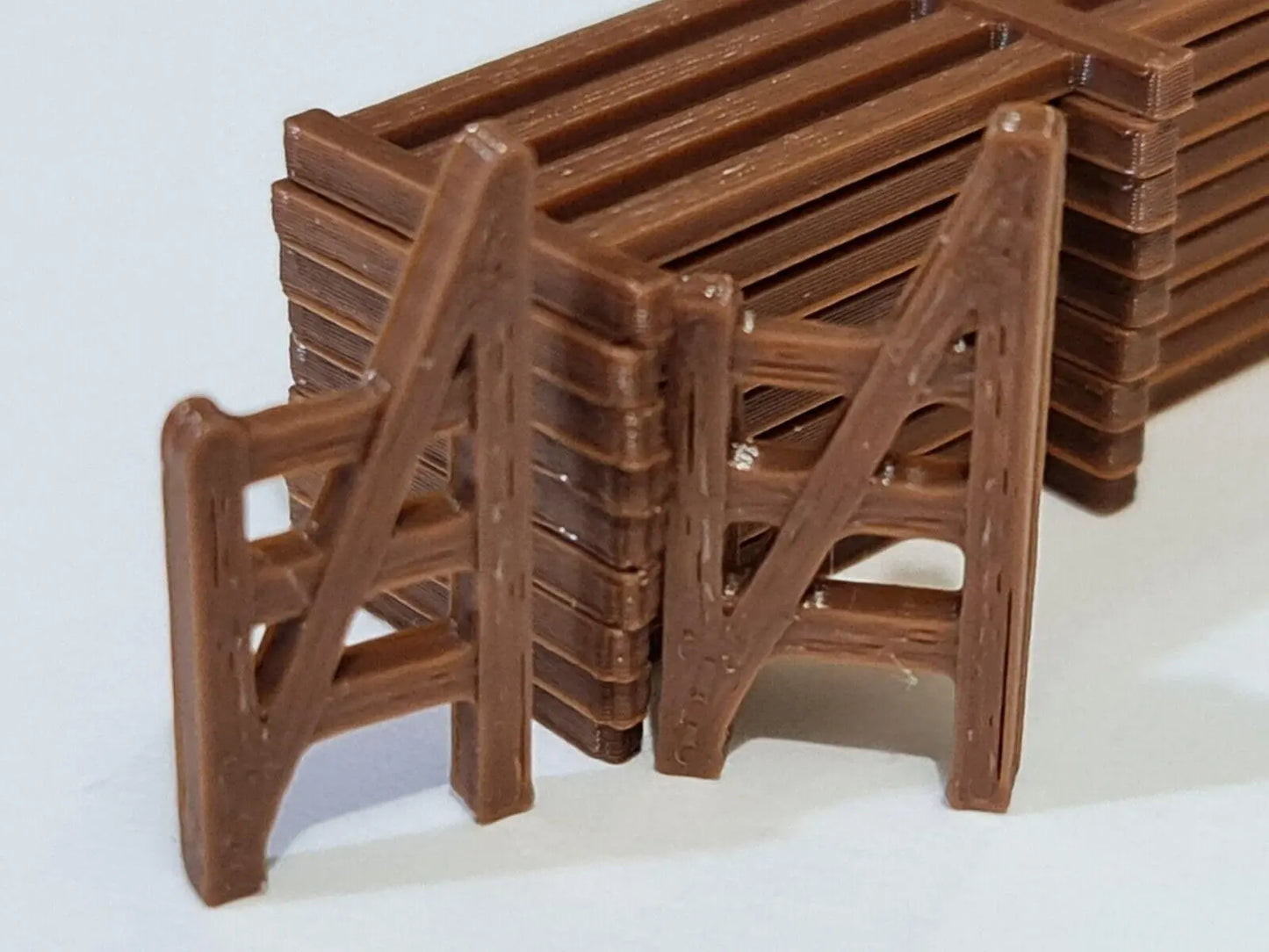 Fencing railings oo ho new 10 to 100 pack all colours gauge 1:76 models railway 3D Peak Print