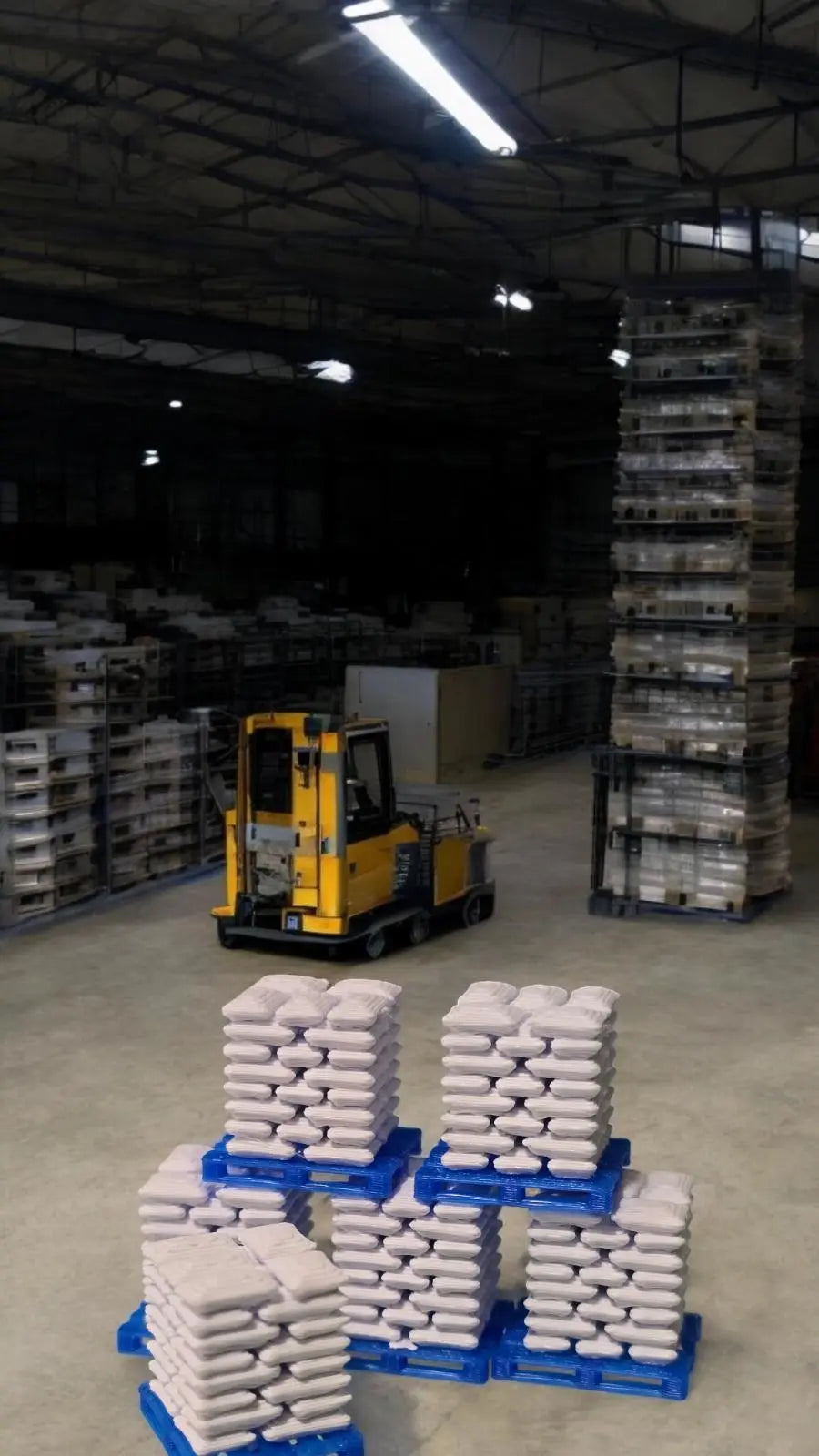 Pallets of white sacks blue pallet n gauge 1:148 scale model railway (6 pack) 3D Peak Print