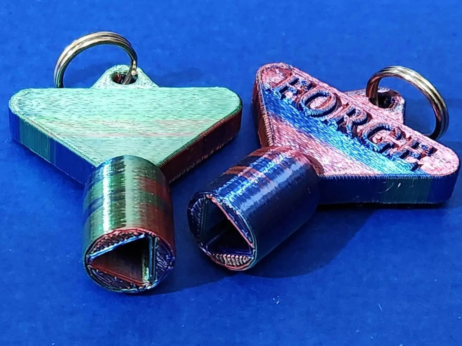 2 x Gas Electric Meter Box Utility Key Cupboard Three Tone PLA Biodegradable 3D Peak Print