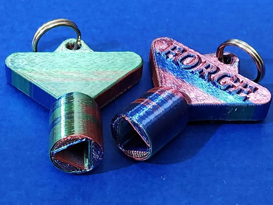 2 x Gas Electric Meter Box Utility Key Cupboard Three Tone PLA Biodegradable 3D Peak Print