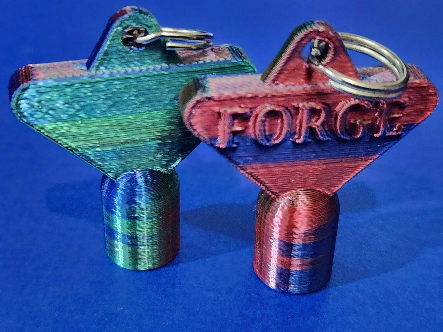 2 x Gas Electric Meter Box Utility Key Cupboard Three Tone PLA Biodegradable 3D Peak Print