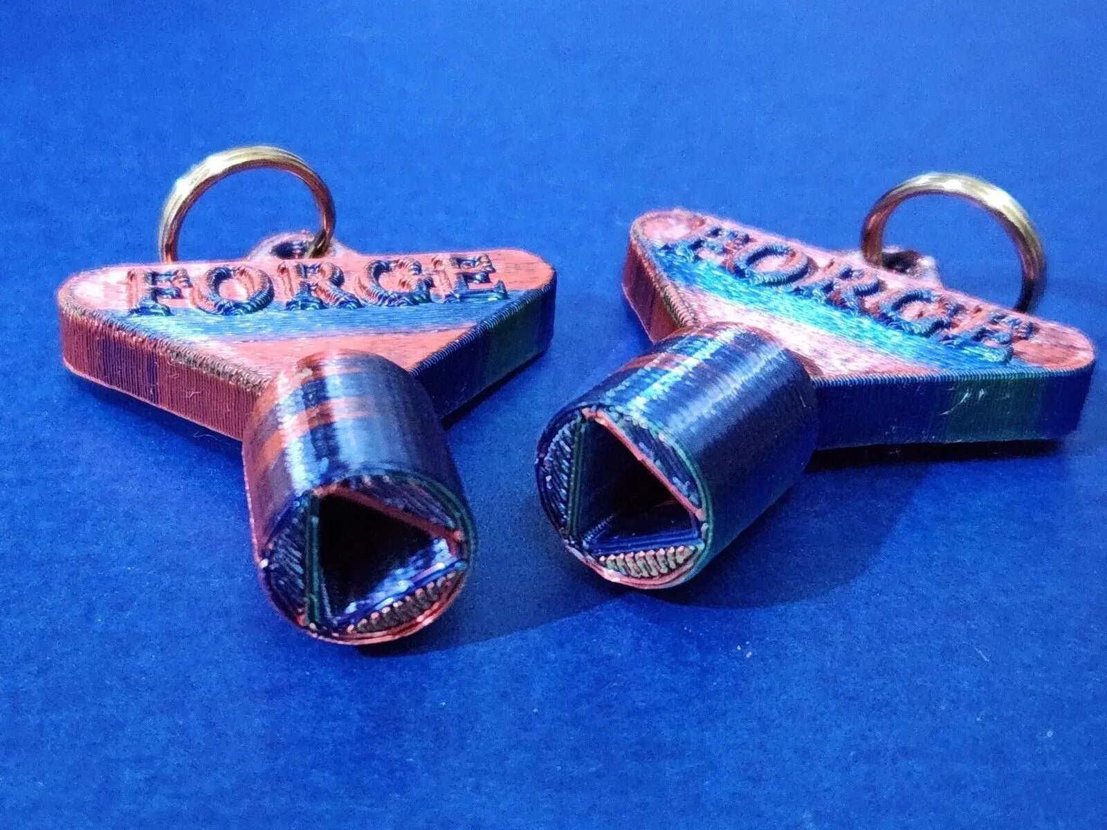 2 x Gas Electric Meter Box Utility Key Cupboard Three Tone PLA Biodegradable 3D Peak Print