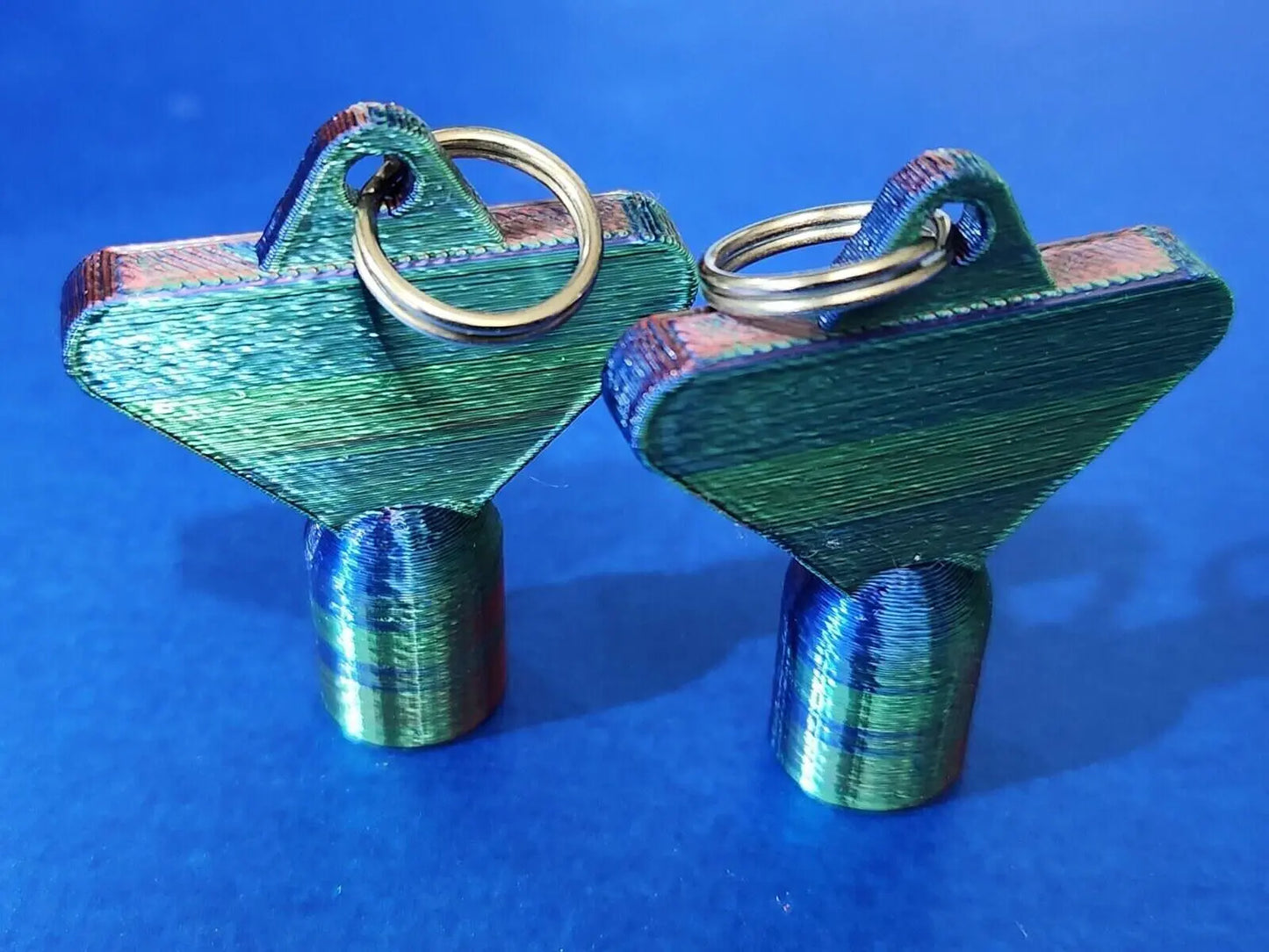 2 x Gas Electric Meter Box Utility Key Cupboard Three Tone PLA Biodegradable 3D Peak Print