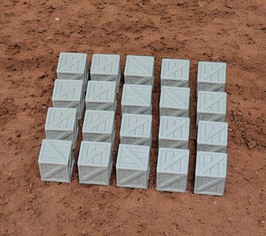 Wooden crates 3ft model train railway station freight new oo ho gauge 20 pack 3D Peak Print