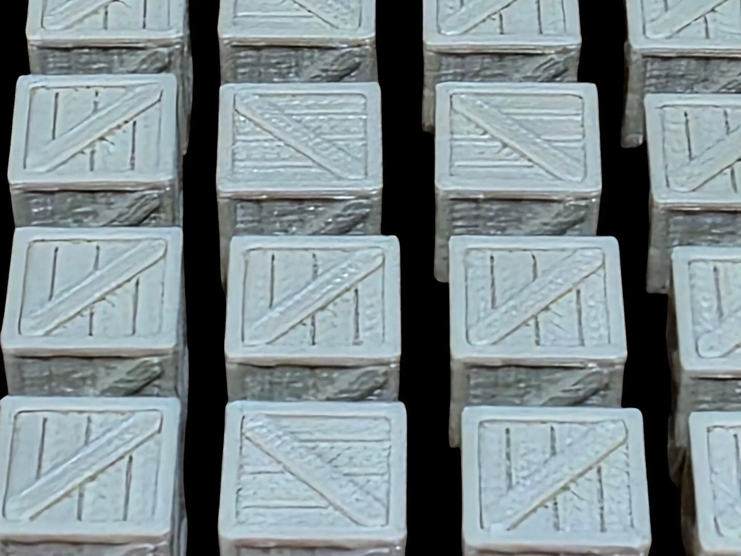 Wooden crates 3ft model train railway station freight new oo ho gauge 20 pack 3D Peak Print