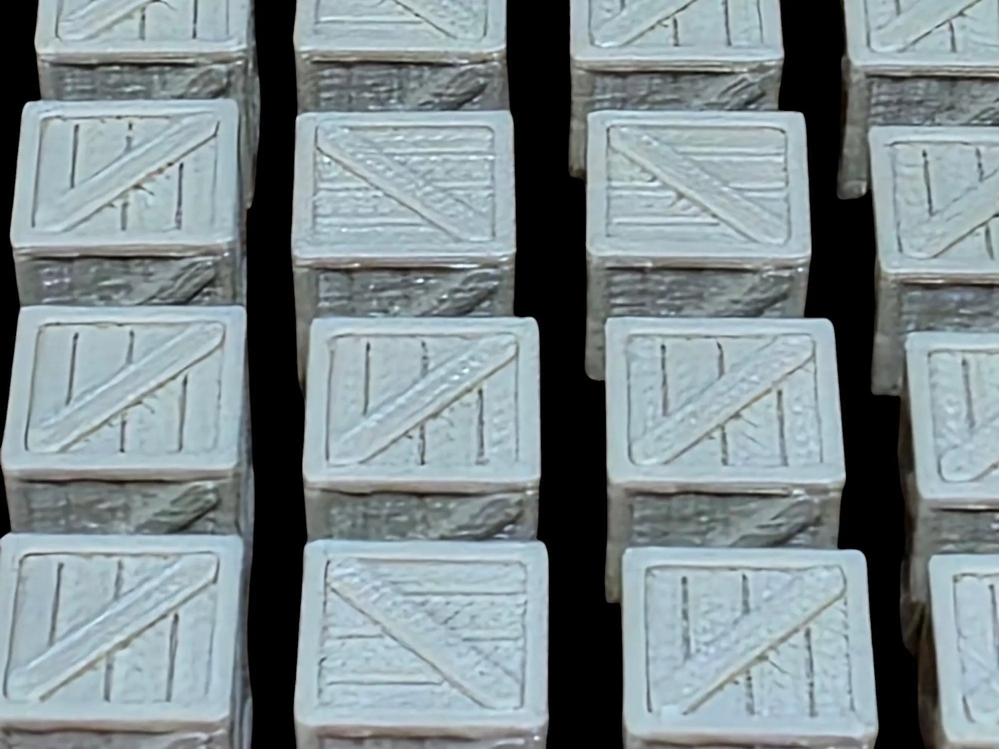 Wooden crates 3ft model train railway station freight new oo ho gauge 20 pack 3D Peak Print