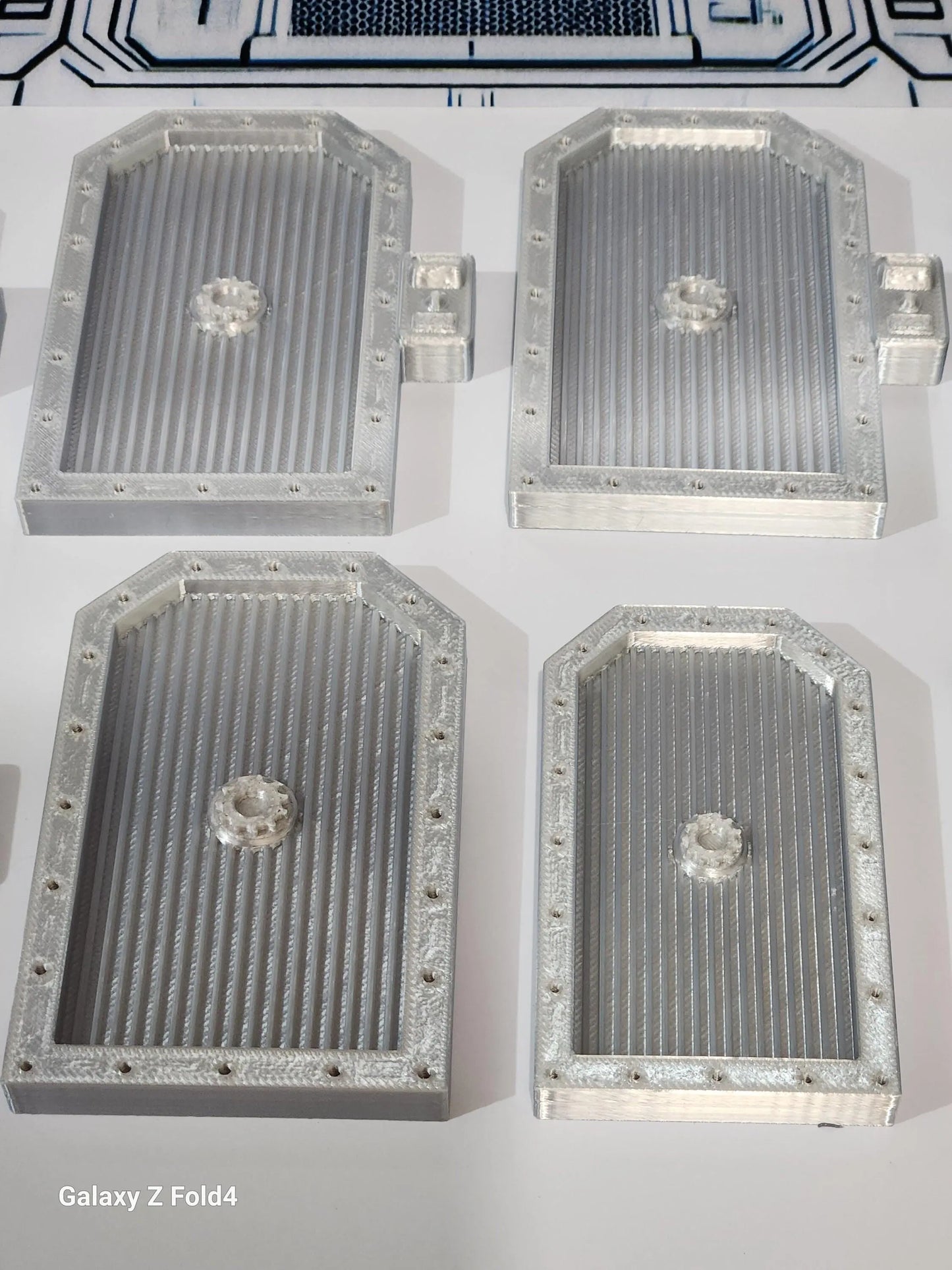 28mm Sci-Fi Greebles Doors Kitbash Set 8 pcs Cyberpunk Control Panels 3D Peak Print