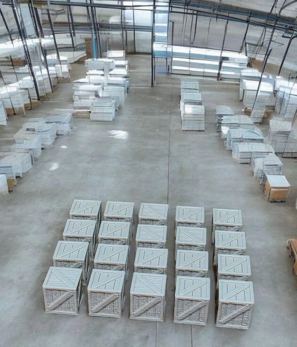 Wooden crates 3ft model train railway station freight new oo ho gauge 20 pack 3D Peak Print