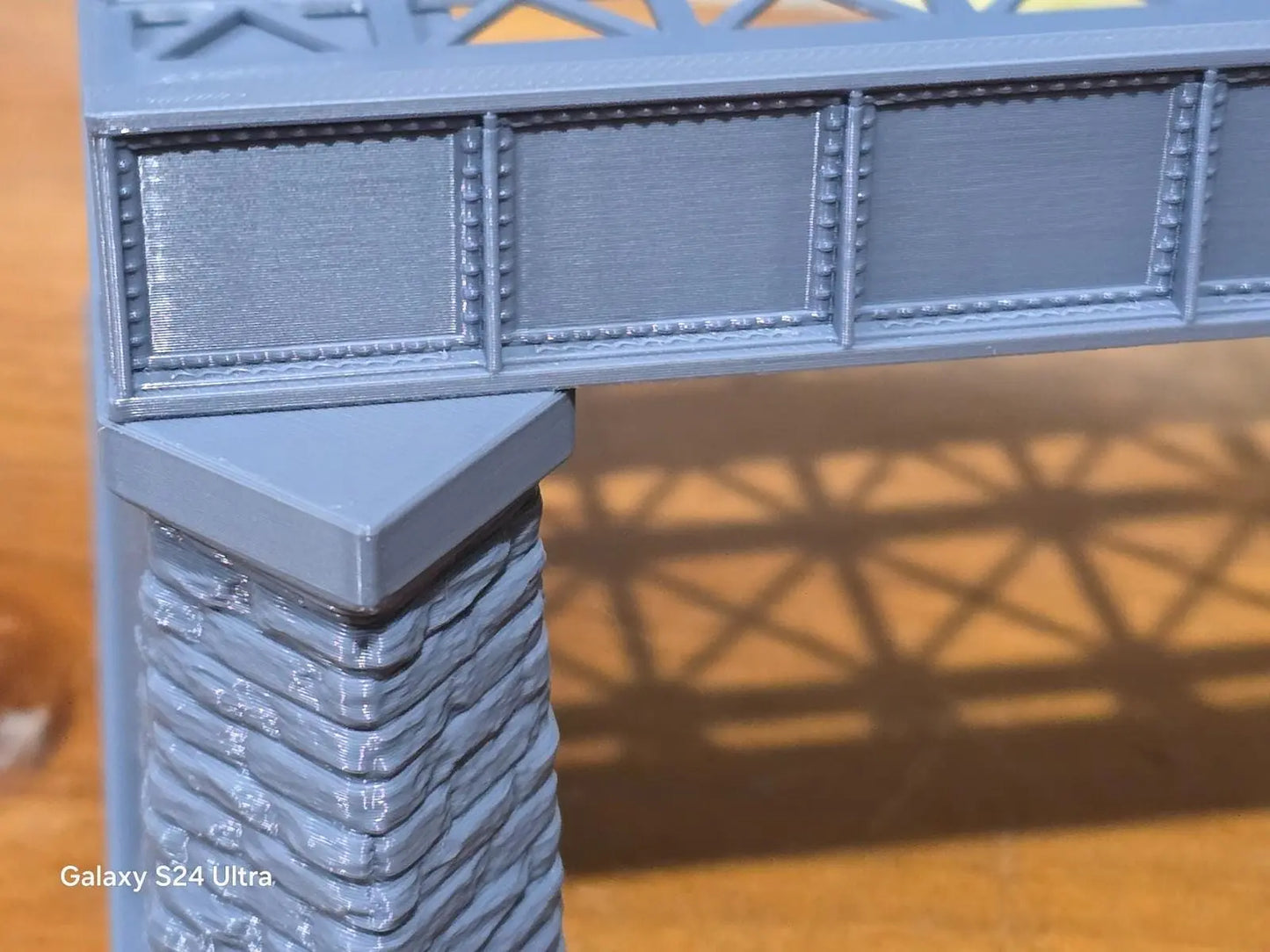 Ho gauge double track iron girder bridge model railway train layout 1:87 scale 3D Peak Print