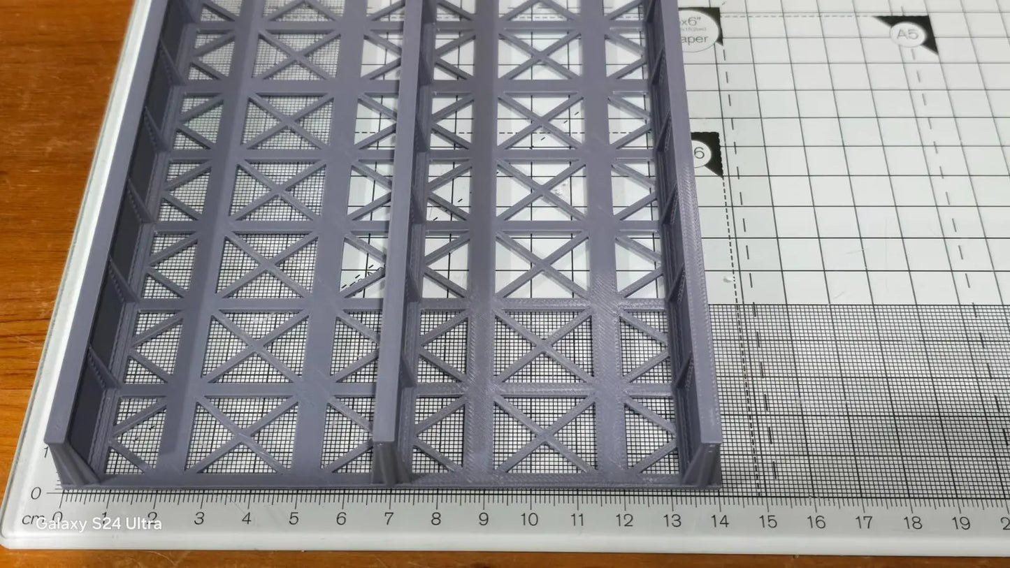 Ho gauge double track iron girder bridge model railway train layout 1:87 scale 3D Peak Print