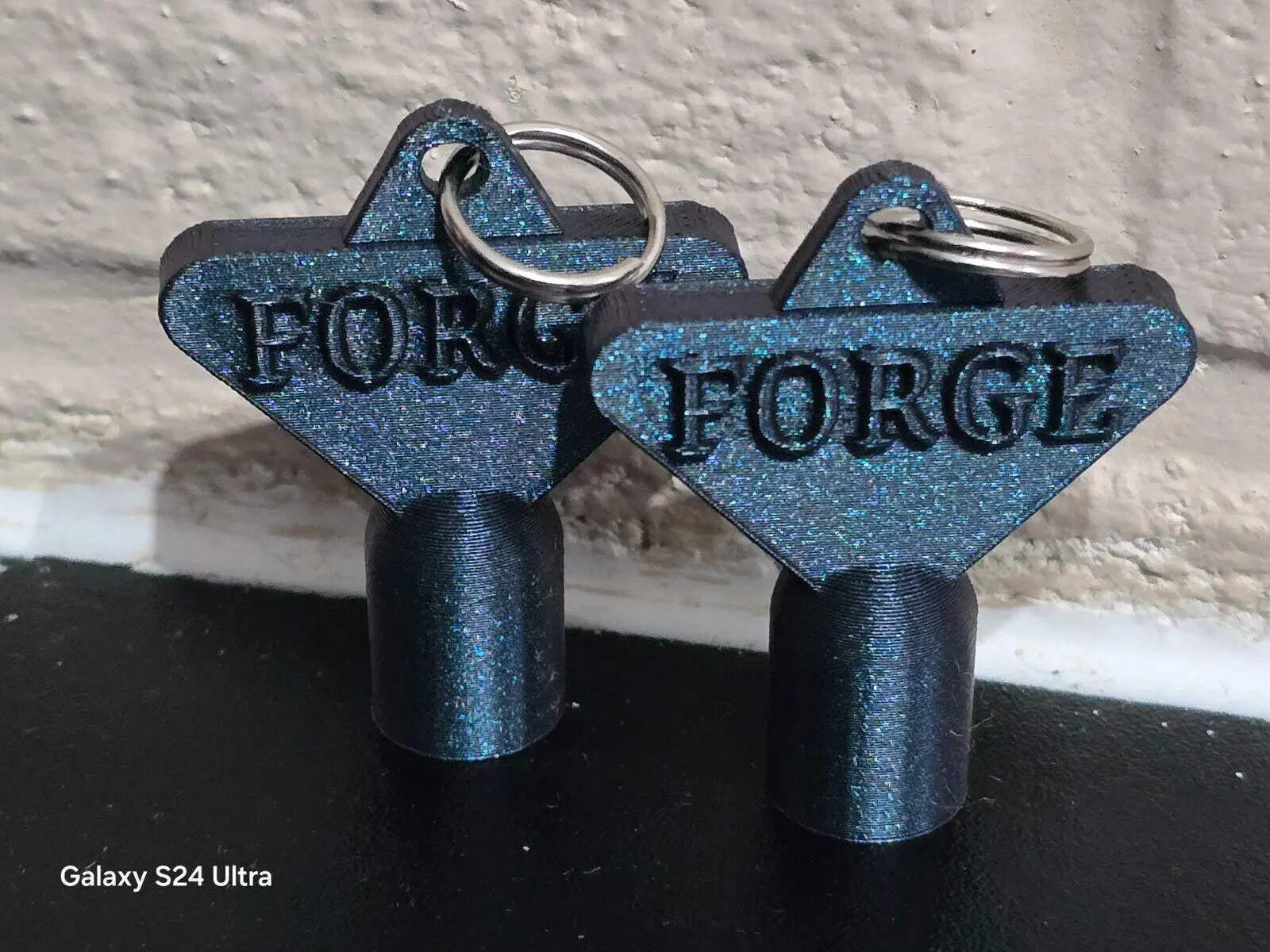 2 x gas electric meter box utility key cupboard burnt titanium pla plastic 3D Peak Print