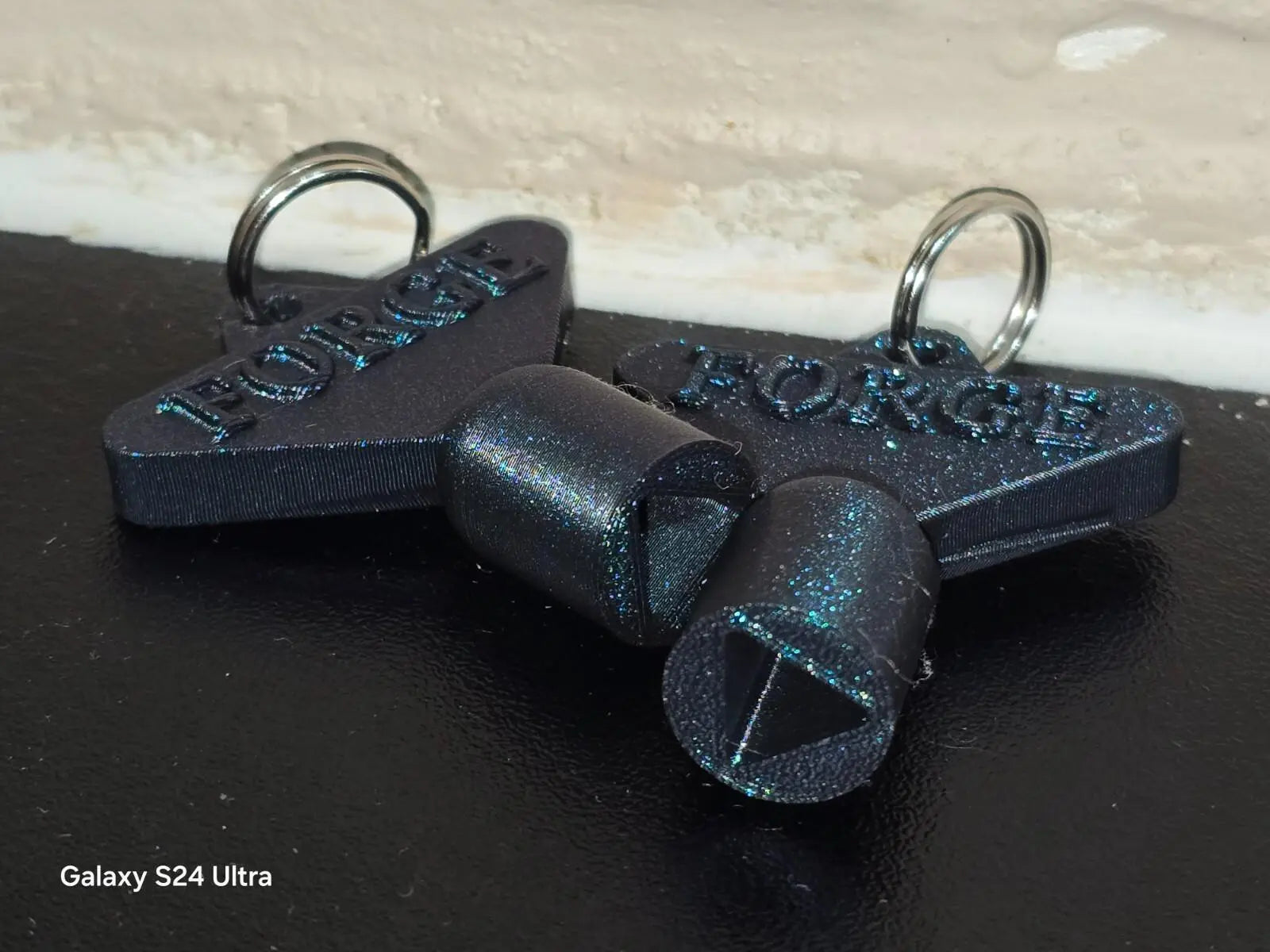 2 x gas electric meter box utility key cupboard burnt titanium pla plastic 3D Peak Print