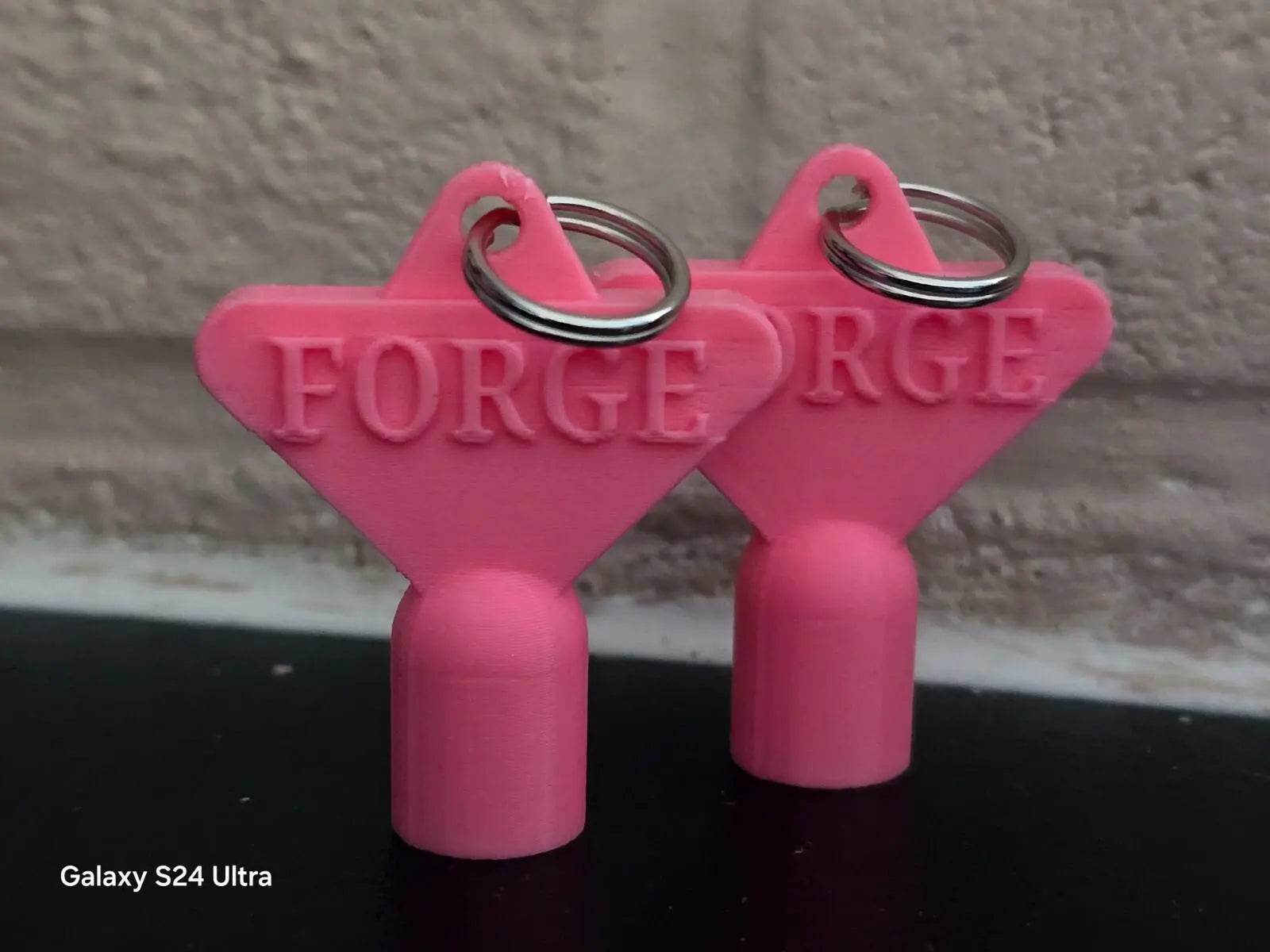 2 x gas electric meter box utility key cupboard pink pla plastic biodegradable 3D Peak Print