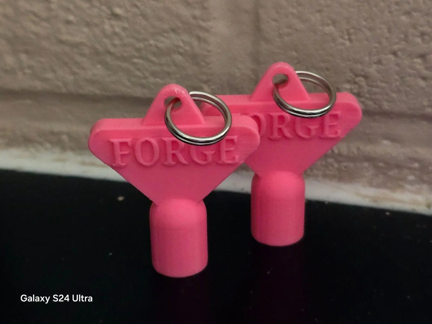 2 x gas electric meter box utility key cupboard pink pla plastic biodegradable 3D Peak Print