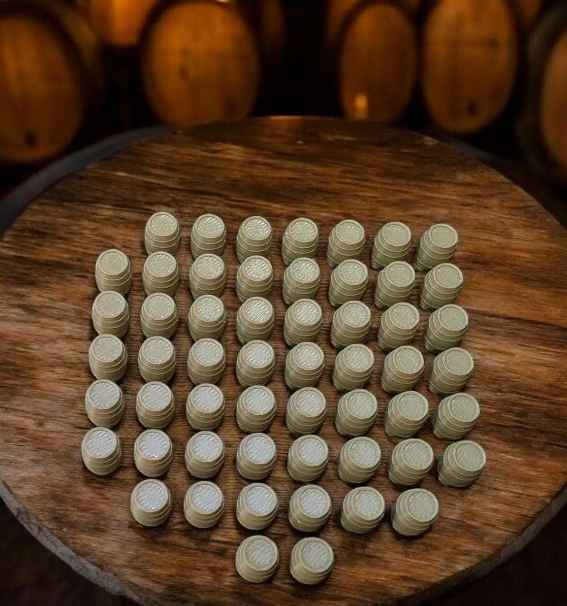 Whiskey barrels models train railway oo ho gauge 1:76 scale new 50 pack wood pla 3D Peak Print