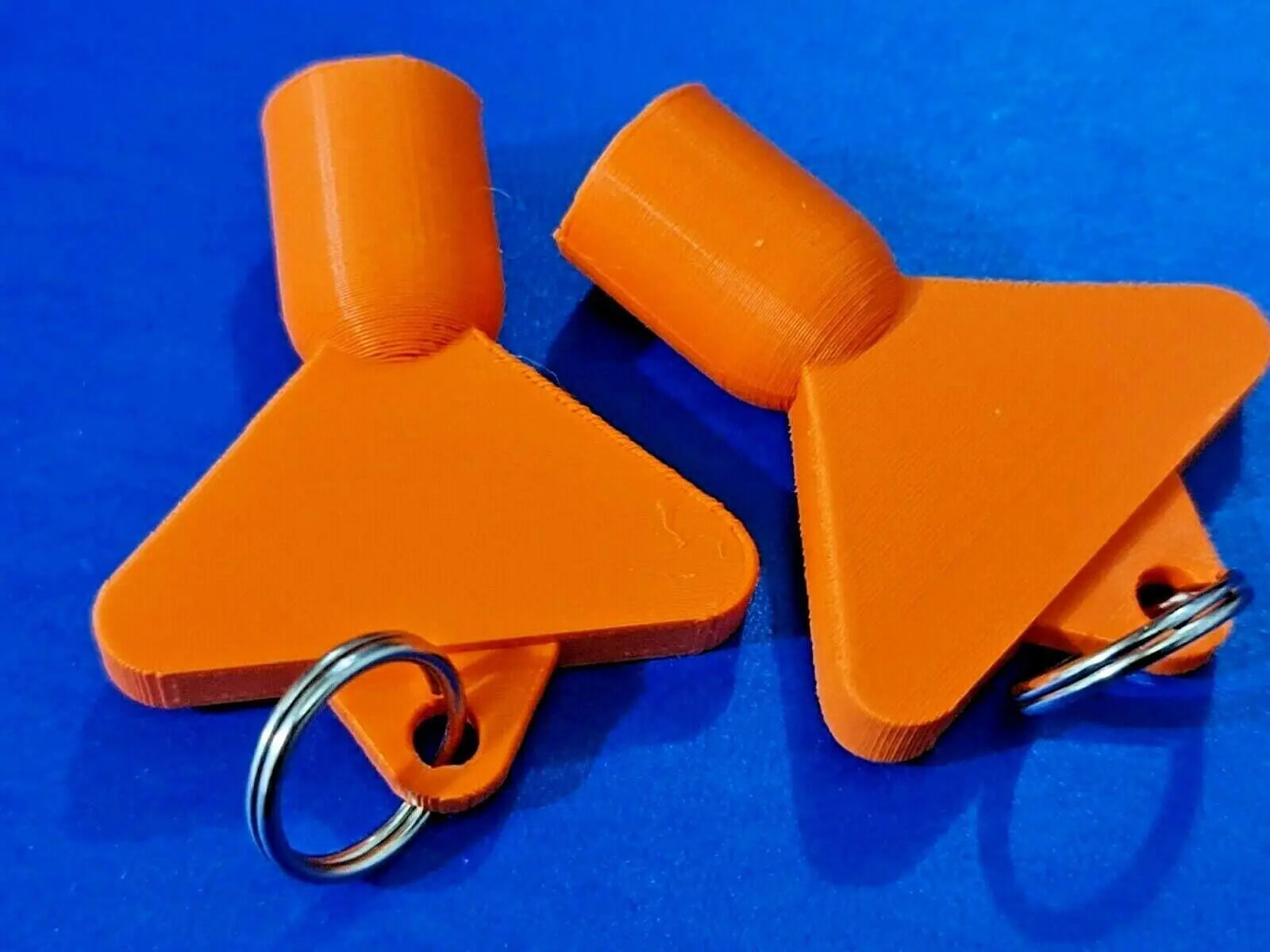2 x Gas Electric Meter Box Utility Key Cupboard Orange PLA Plastic Biodegradable 3D Peak Print