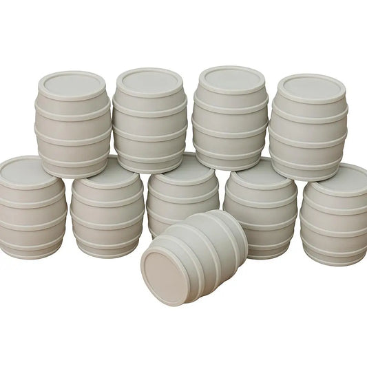 Whiskey barrels 1:24 scale x 10 model diorama accessory garage display 3D Peak Print