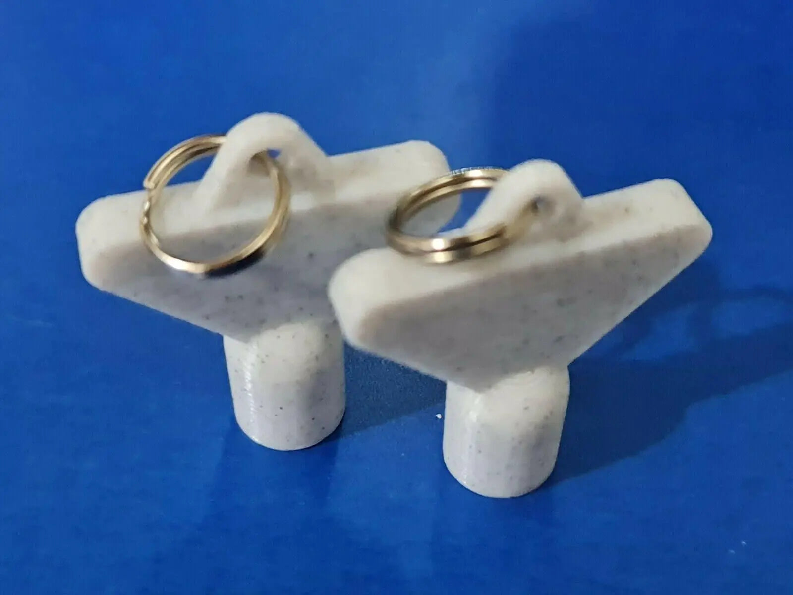 2 x Gas Electric Meter Box Utility Key Cupboard Marble PLA Plastic Biodegradable 3D Peak Print