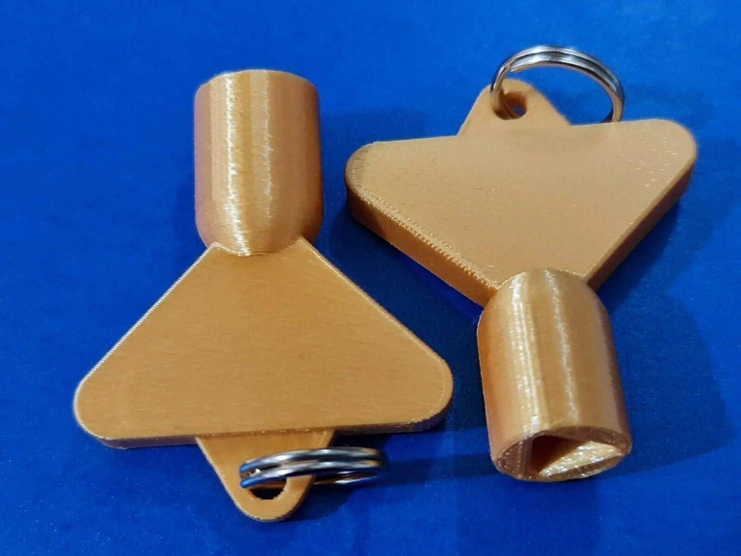 2 x Gas Electric Meter Box Utility Key Cupboard Silk Gold PLA Plastic 3D Peak Print