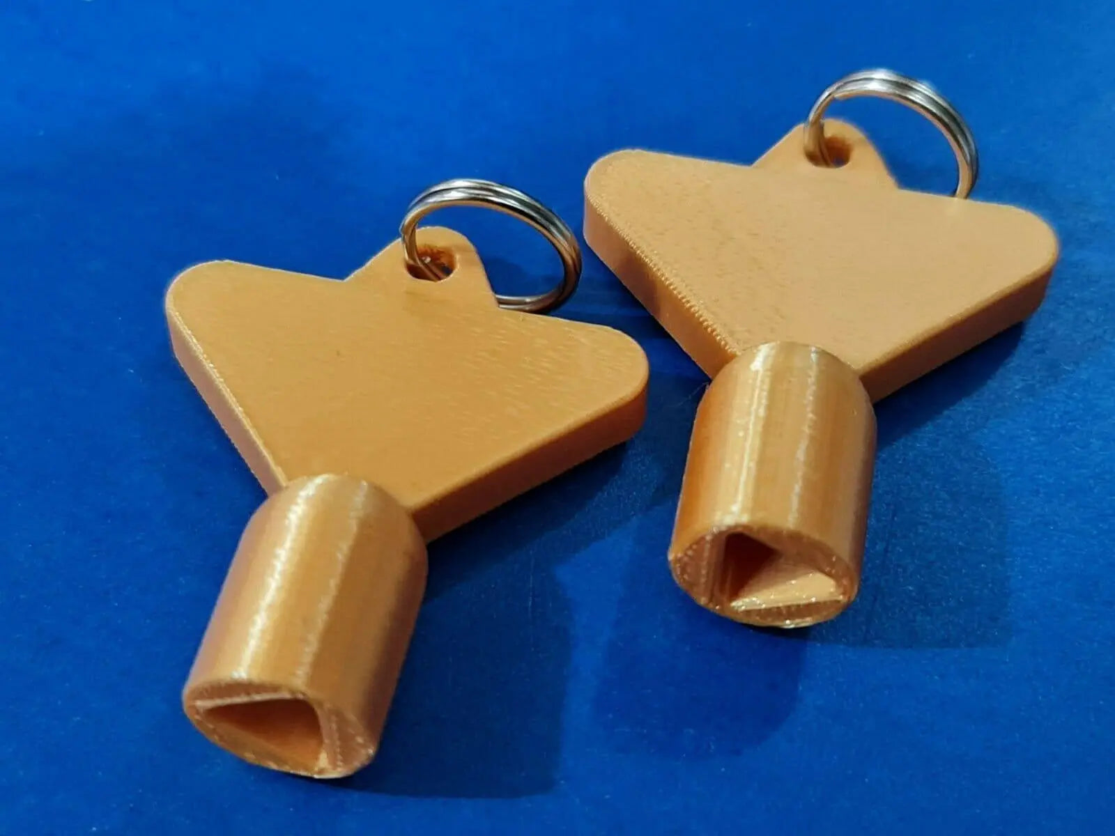 2 x Gas Electric Meter Box Utility Key Cupboard Silk Gold PLA Plastic 3D Peak Print