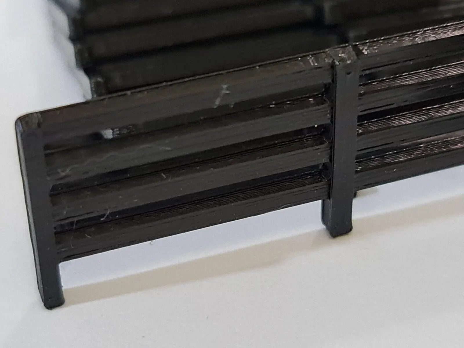 Fencing Railings OO HO New 10 Pack Black  Gauge 1:76 Scale Models Train Railway 3D Peak Print