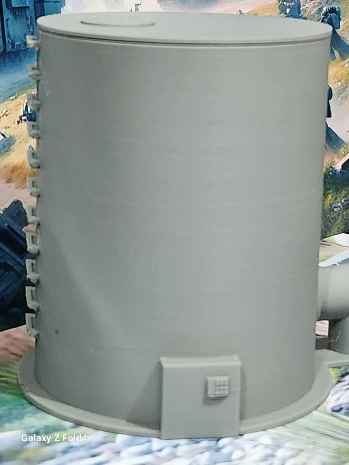 Storage Tank Tower  4" (100mm) - 28mm War Gaming Compatible Scenery 3D Peak Print