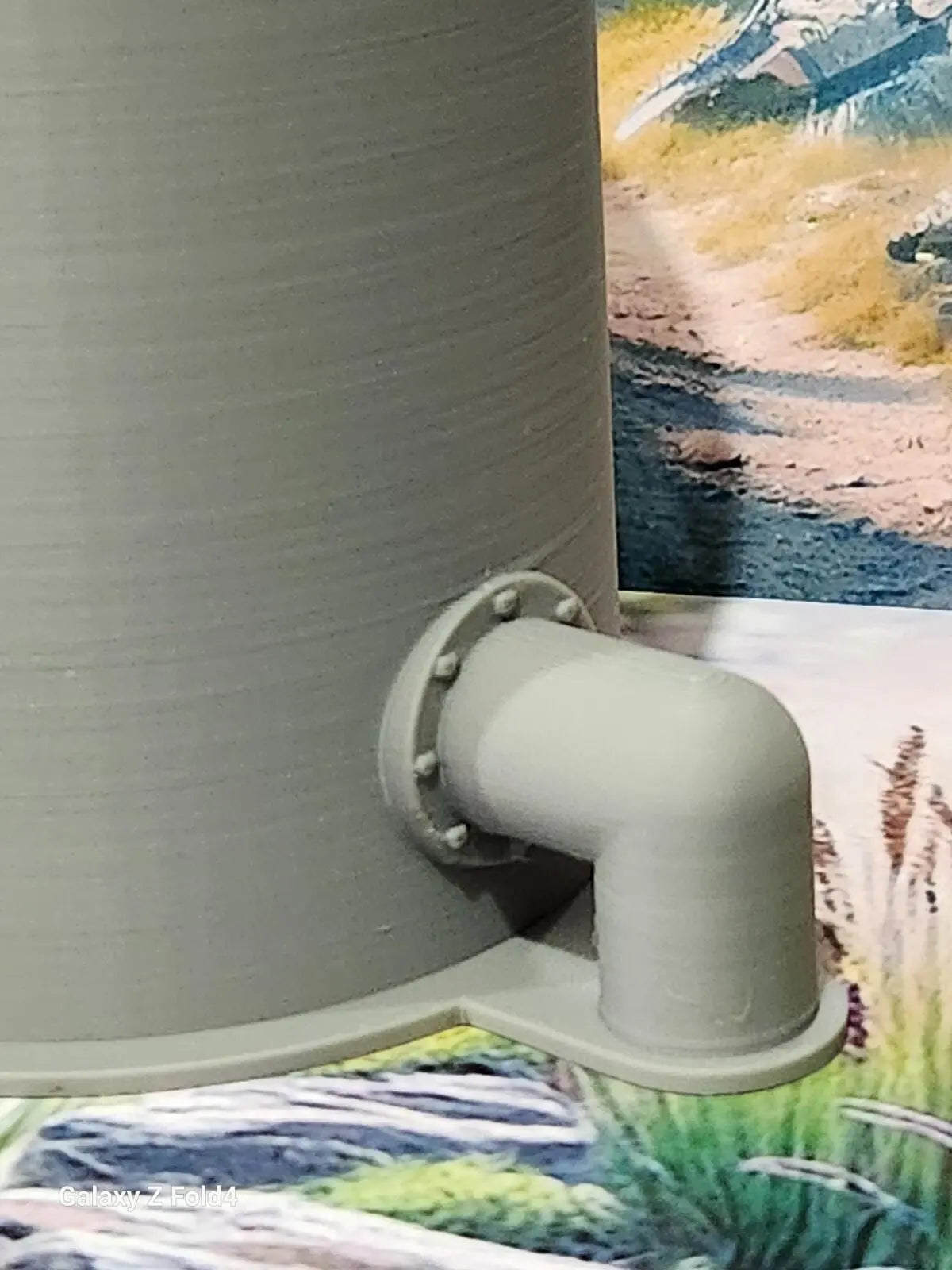 Storage Tank Tower  4" (100mm) - 28mm War Gaming Compatible Scenery 3D Peak Print