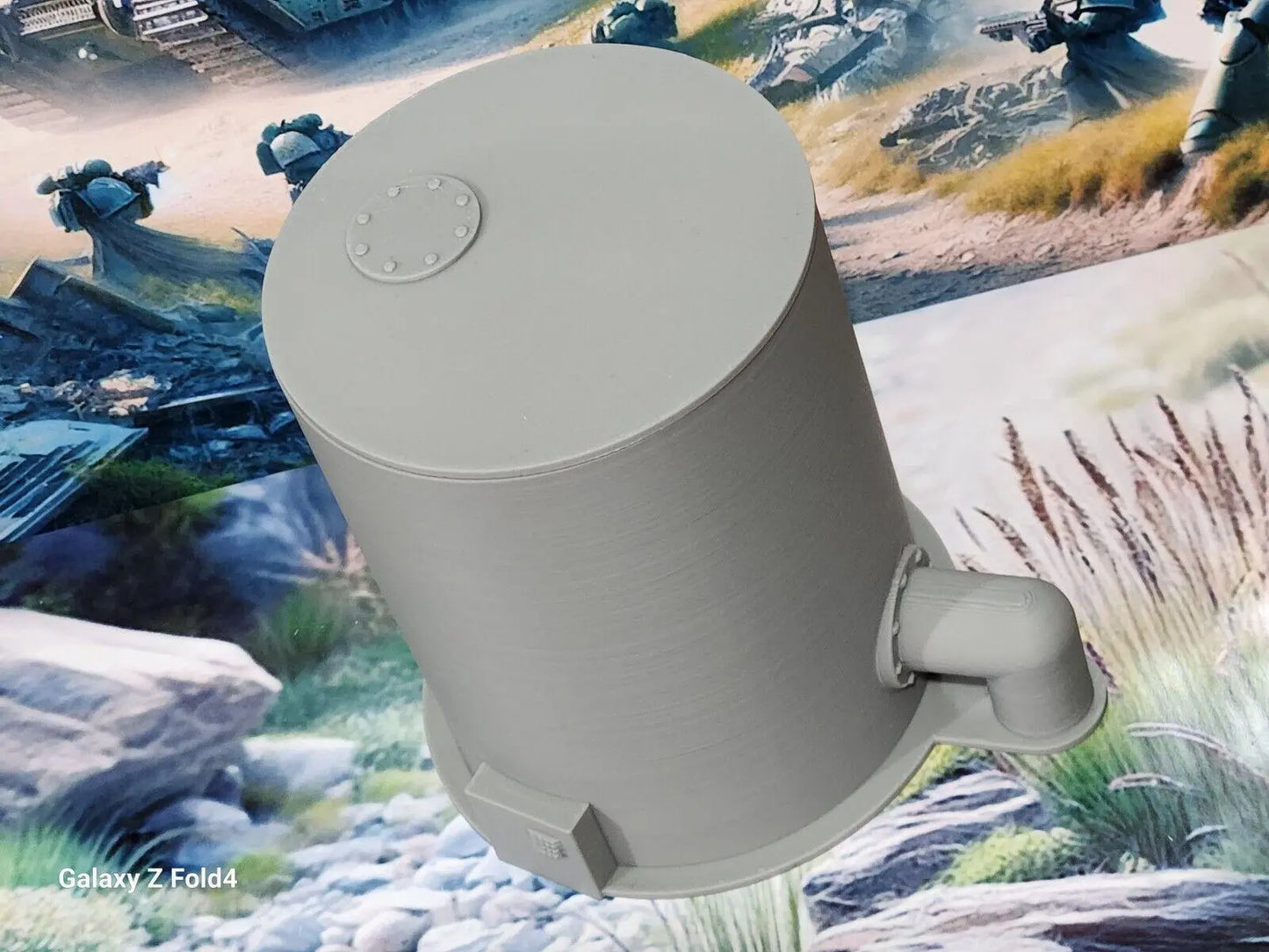 Storage Tank Tower  4" (100mm) - 28mm War Gaming Compatible Scenery 3D Peak Print