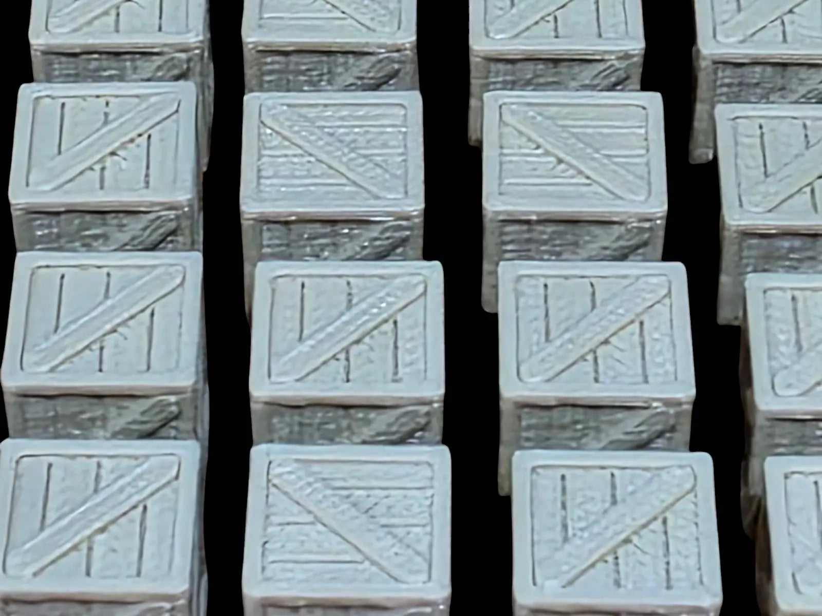 Wooden Crates 3ft Model Train Railway Station Freight New OO HO Gauge 20 Pack 3D Peak Print