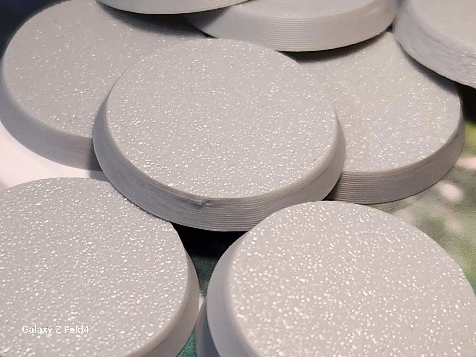 Wargaming Bases 40mm Round Durable Plastic for War Gaming Tabletop Games 3D Peak Print