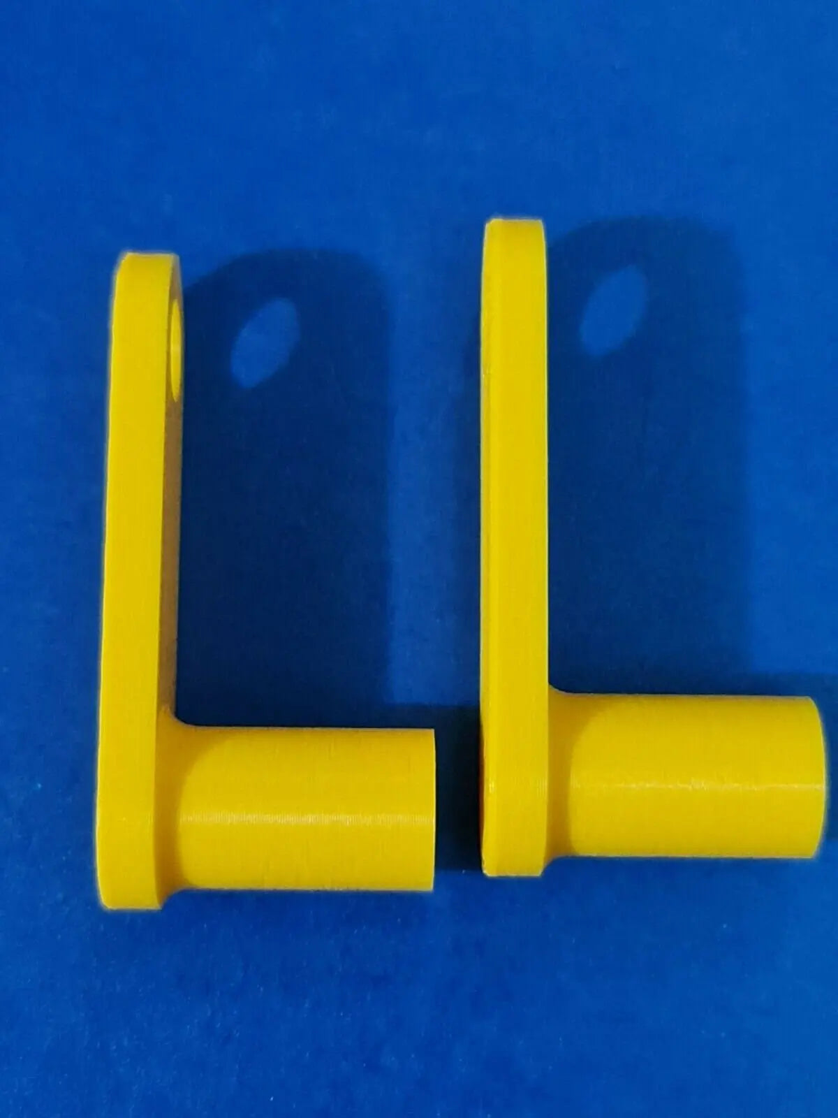 2 x Square 6x6mm Gas Electric Meter Box Utility Key Cupboard Yellow PLA Bio 3D Peak Print