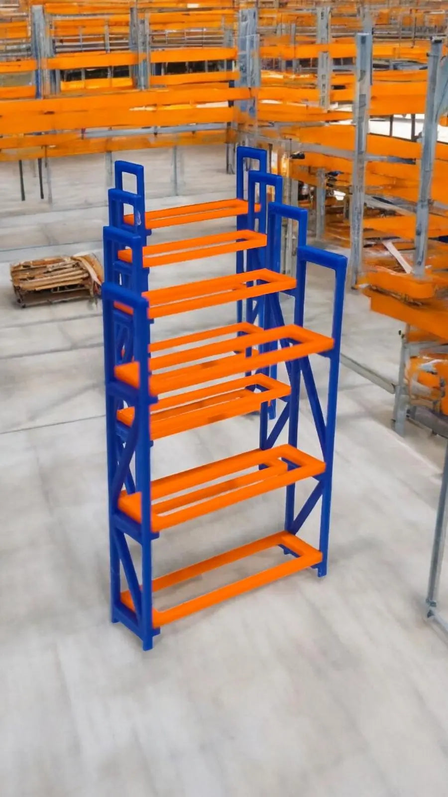 Pallet Racking Racks 1:76 Scale OO Gauge Model Train Railways Dioramas x 4 Sets 3D Peak Print