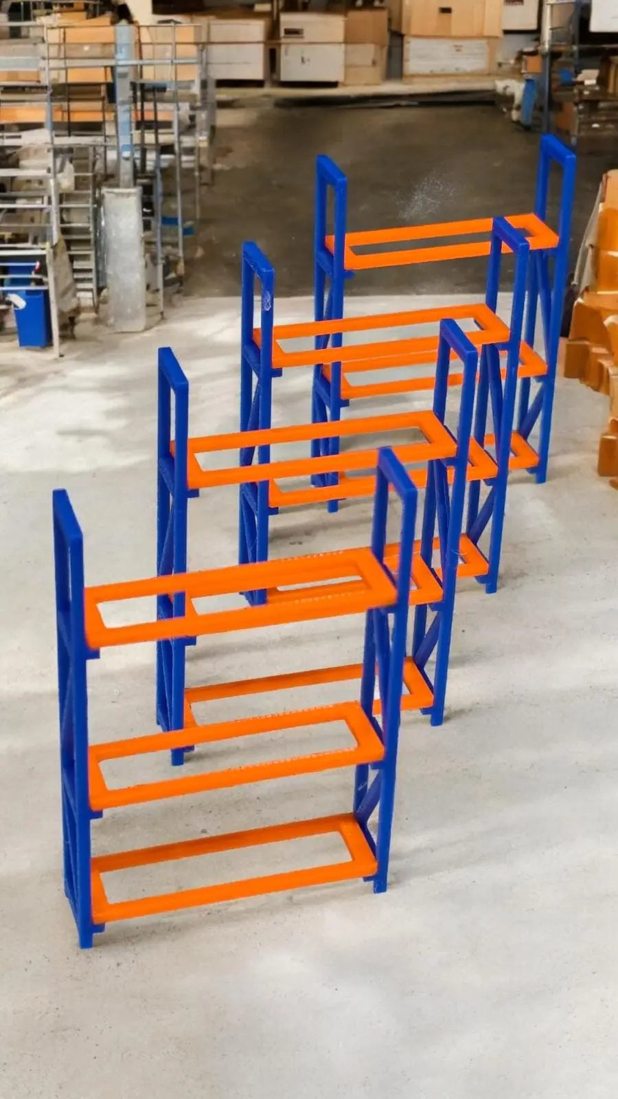 Pallet Racking Racks 1:76 Scale OO Gauge Model Train Railways Dioramas x 4 Sets 3D Peak Print