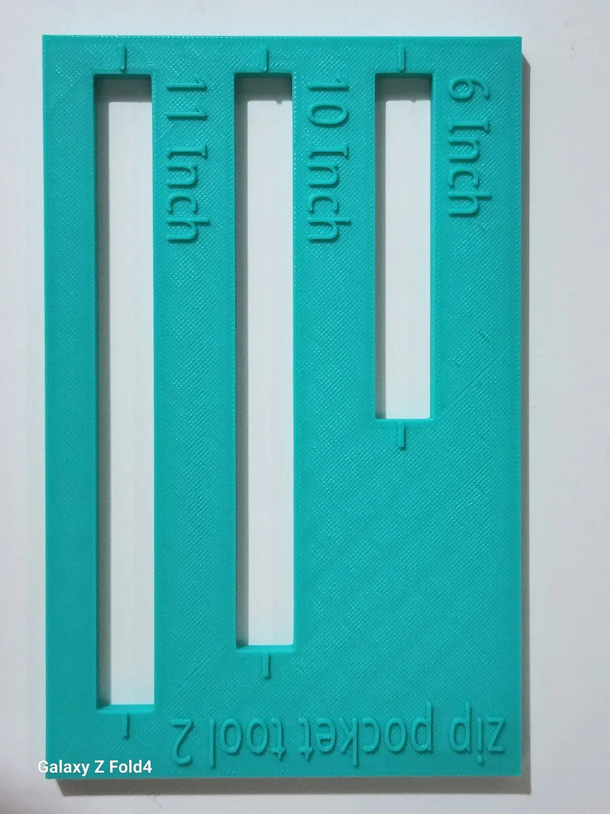 Zip Pocket Tool 2 Make your own Zip Pockets How to sew a zip pocket Zip tool 3D Peak Print