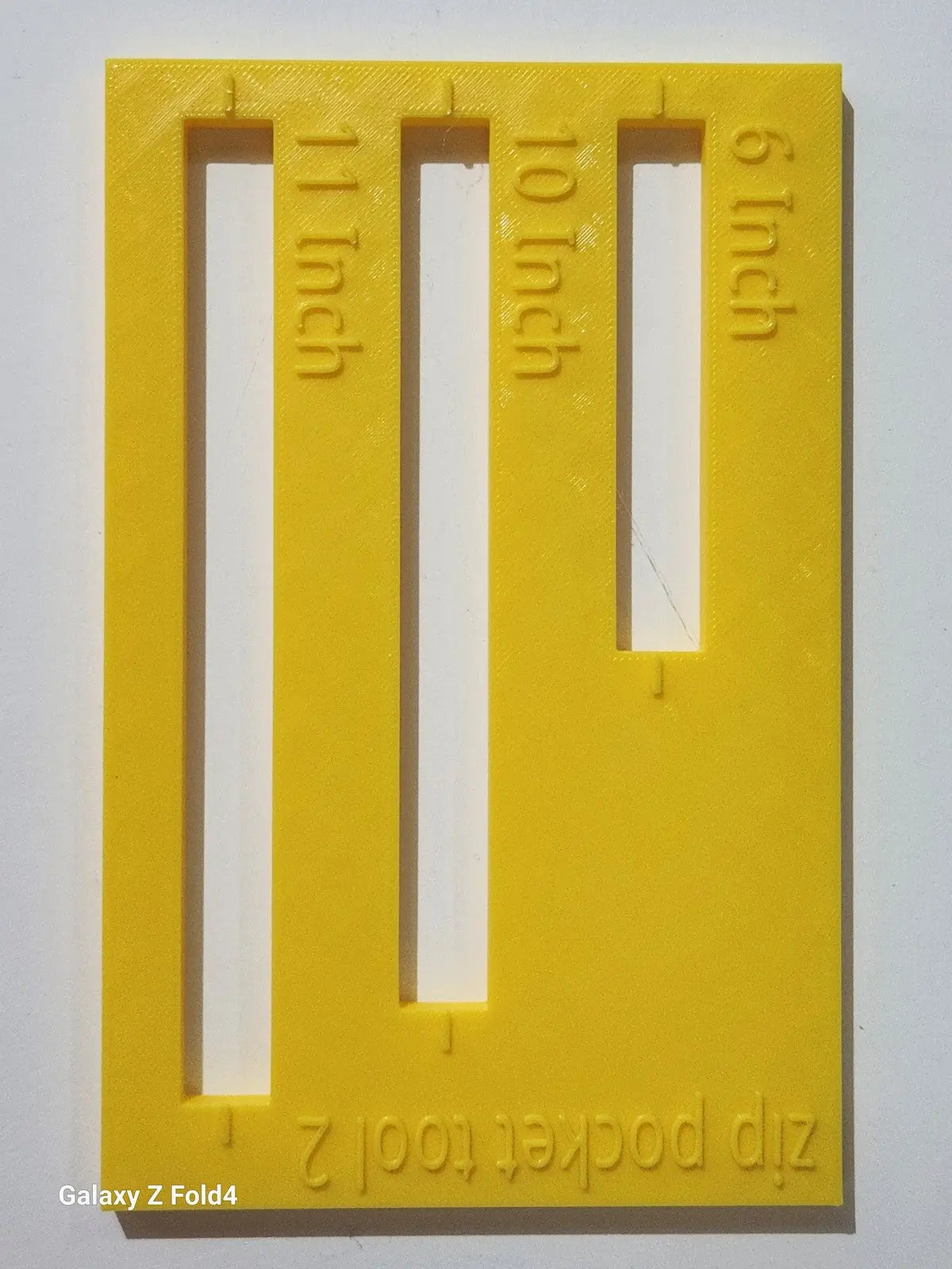 Zip Pocket Tool 2 Make your own Zip Pockets How to sew a zip pocket Zip tool 3D Peak Print