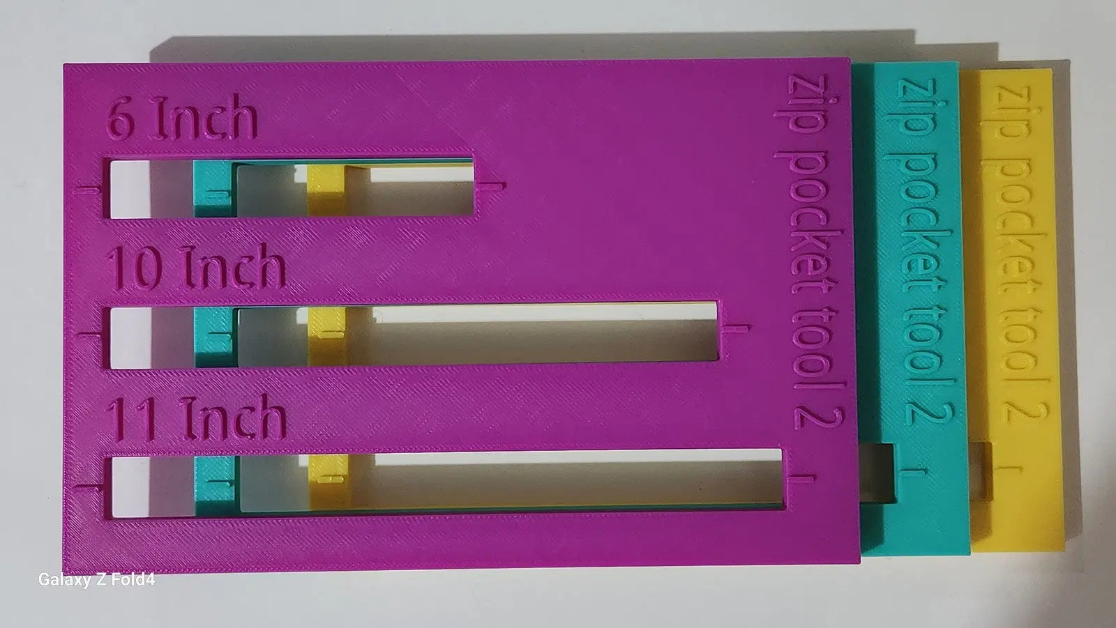 Zip Pocket Tool 2 Make your own Zip Pockets How to sew a zip pocket Zip tool 3D Peak Print