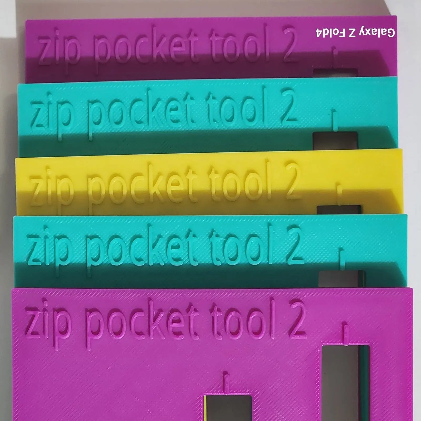 Zip Pocket Tool 2 Make your own Zip Pockets How to sew a zip pocket Zip tool 3D Peak Print