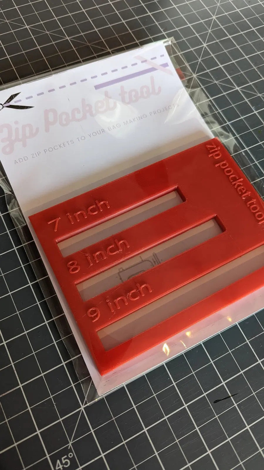 Zip Pocket Tool Make your own Zip Pockets How to sew a zip pocket Zip tool Zip 3D Peak Print