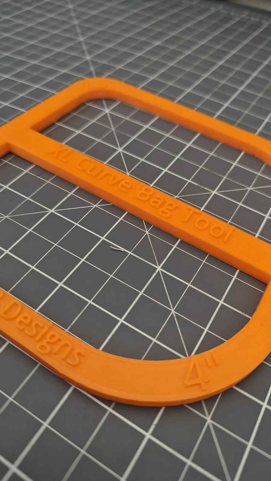 XL Curved Corner Tool Curved Bag ruler Curved corner Tool Bag Making Ruler Bag 3D Peak Print