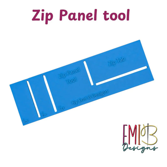 Zip Panel Tool Bag Making Tool Bag Making Ruler Make zip closures in your bag 3D Peak Print