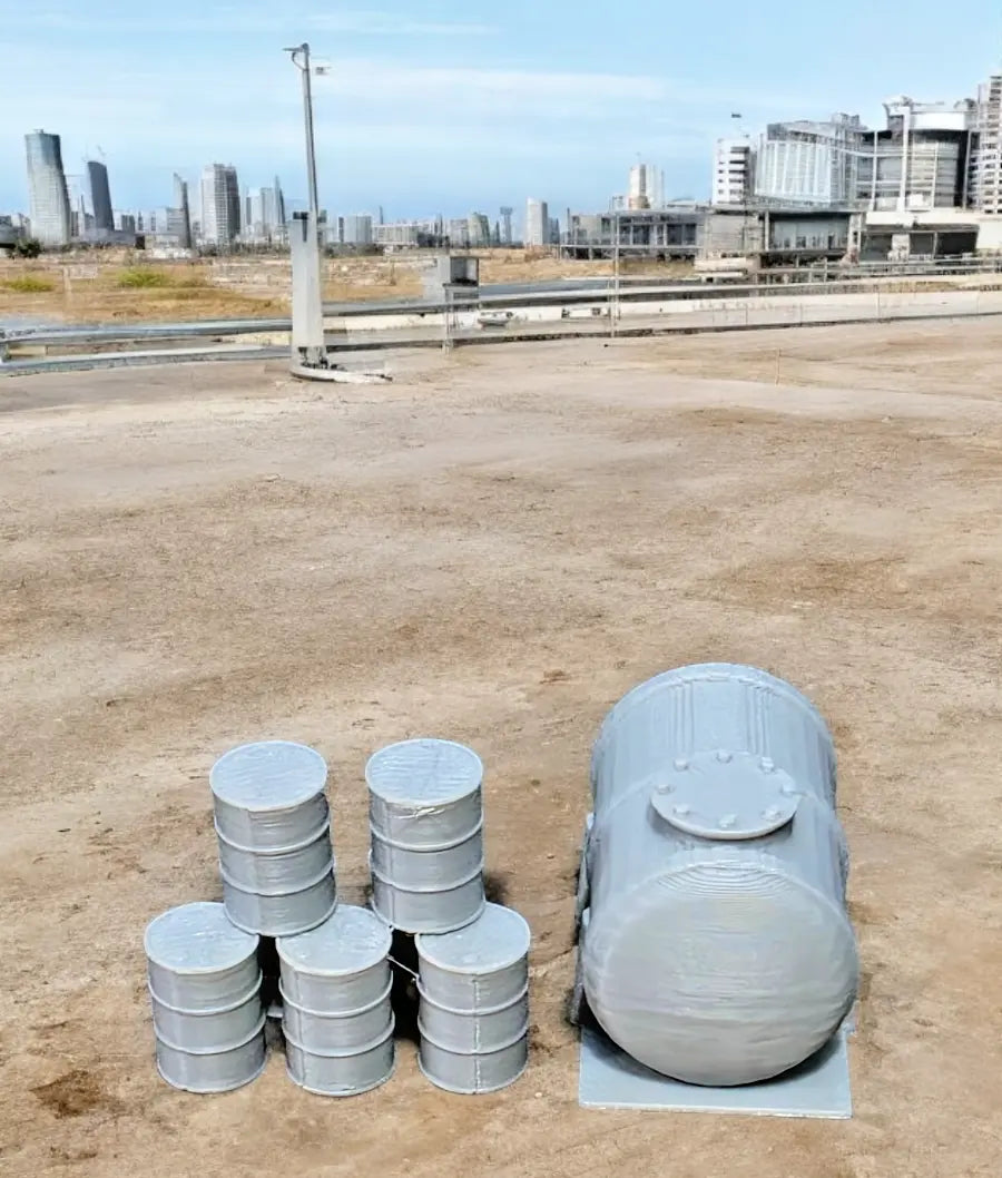 Oil Drums Oil Fuel Tanks x 40/2 Model Railway Scenery OO Gauge 1:76 Scale Cavalier