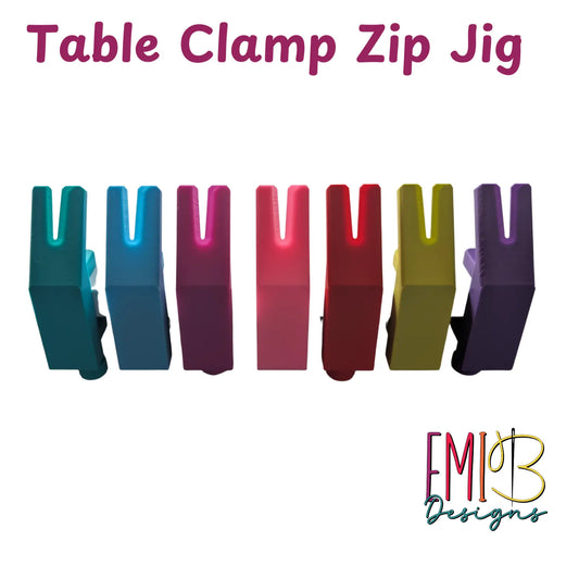Zip Zipper Jig Table Clamp Easily Add Zip Pulls Zip Tape Genuine Emi B Designs Emi B Designs