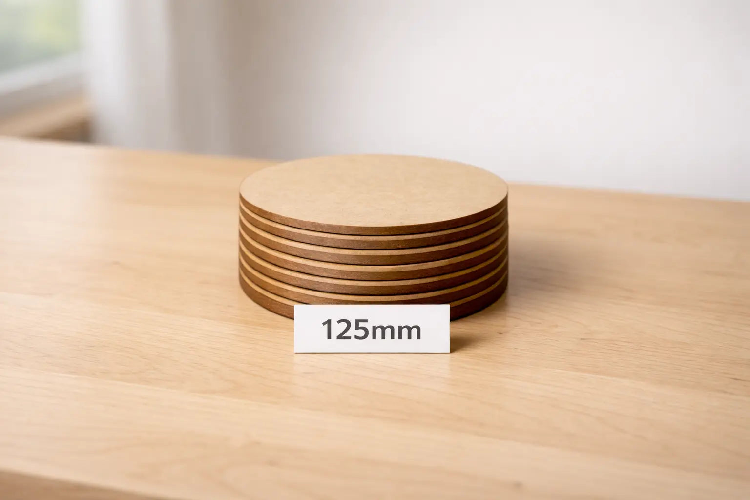 Large Wargaming Bases MDF  125mm - 250mm Laser Cut Round Bases Tabletop Gaming 3D Peak Print