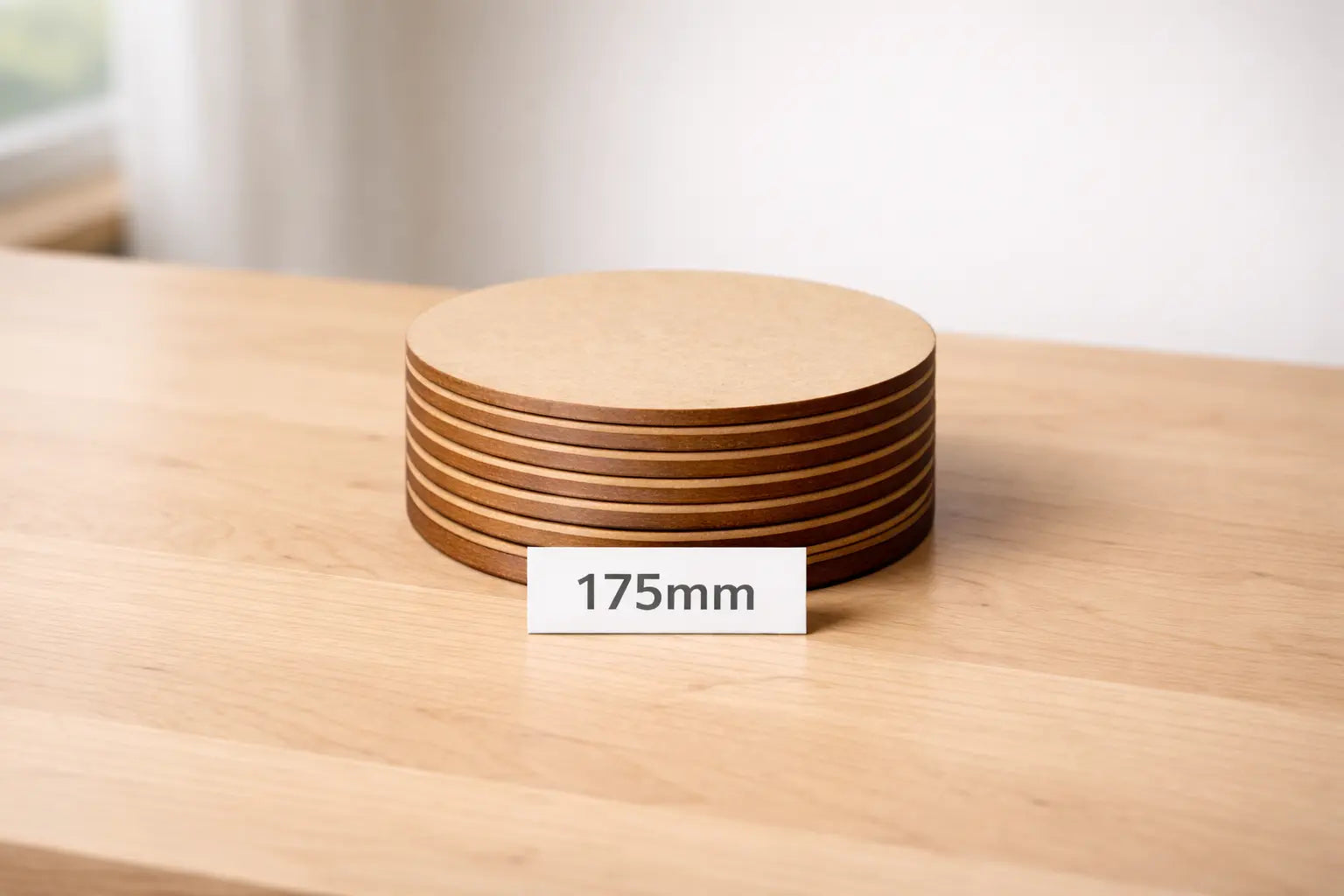 Large Wargaming Bases MDF  125mm - 250mm Laser Cut Round Bases Tabletop Gaming 3D Peak Print