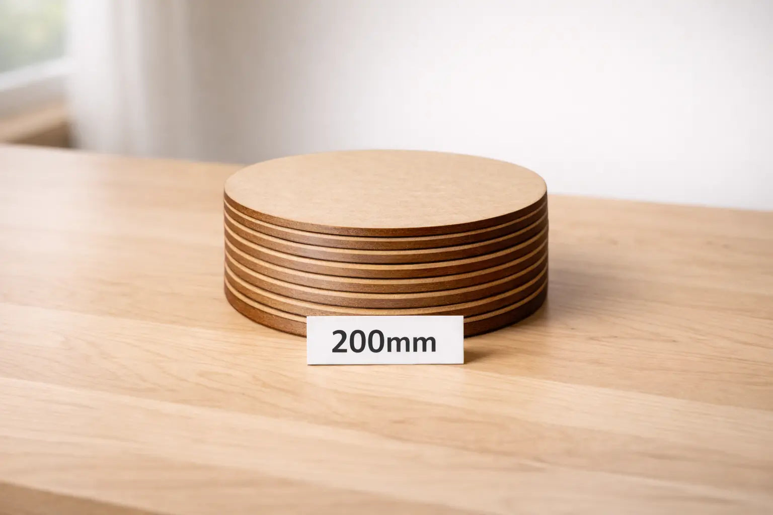 Large Wargaming Bases MDF  125mm - 250mm Laser Cut Round Bases Tabletop Gaming 3D Peak Print