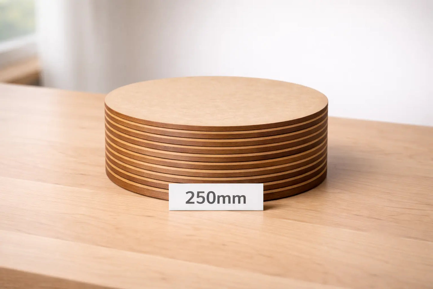 Large Wargaming Bases MDF  125mm - 250mm Laser Cut Round Bases Tabletop Gaming 3D Peak Print