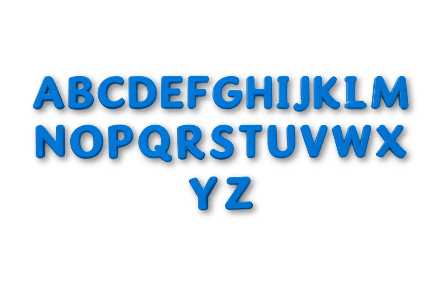 3D Printed Alphabet Set A-Z Uppercase Sassoon Primary Font School Classroom Home Decor