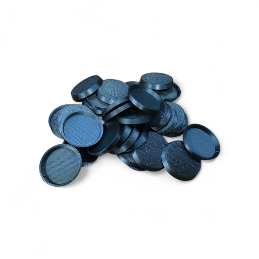 Wargaming Bases 25mm Round Durable Plastic for War Gaming Tabletop Games 3D Peak Print